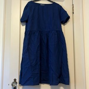 Tradlands Nico Dress- medium, blue.